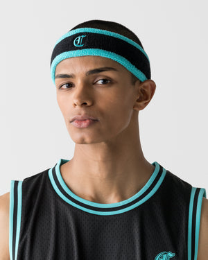 CRONOS PERFORMANCE HEAD BAND【BLACK×T.BLUE】