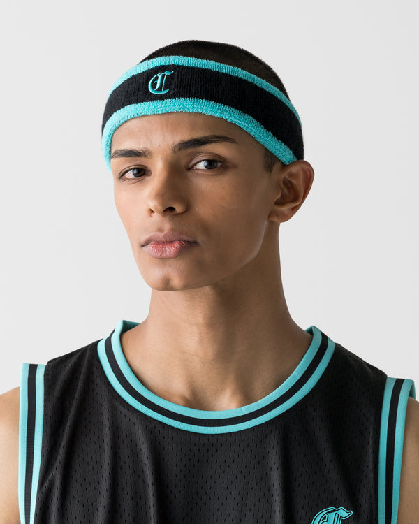 CRONOS PERFORMANCE HEAD BAND【BLACK×T.BLUE】