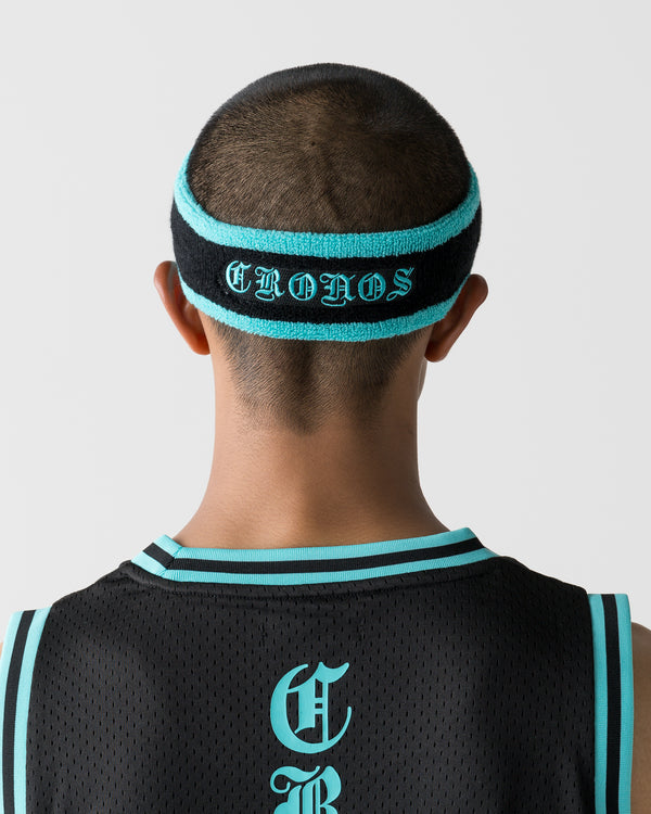 CRONOS PERFORMANCE HEAD BAND【BLACK×T.BLUE】