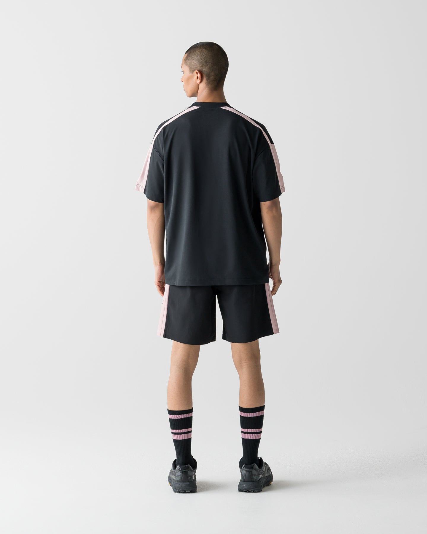 CRONOS COOL ACTIVE SHORTS【BLACK×PINK】