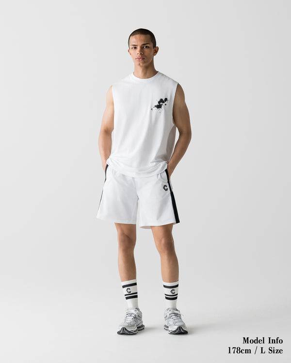CRONOS COOL ACTIVE SHORTS【WHITE】