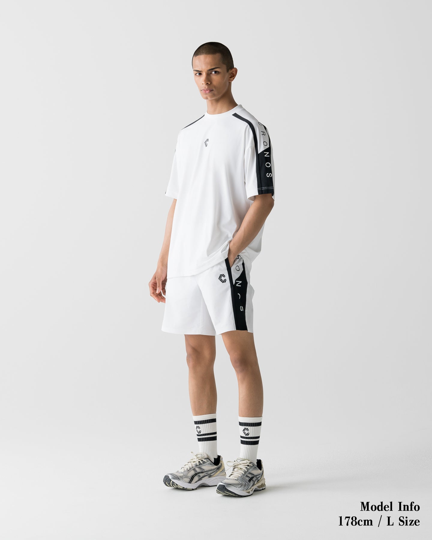 CRONOS COOL ACTIVE SHORTS【WHITE】