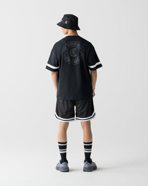 CRONOS BLACKLETTER CIRCLE S/S TEE【BLACK】