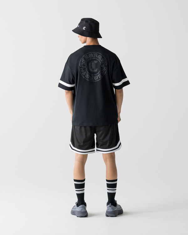 CRONOS BLACKLETTER CIRCLE S/S TEE【BLACK】