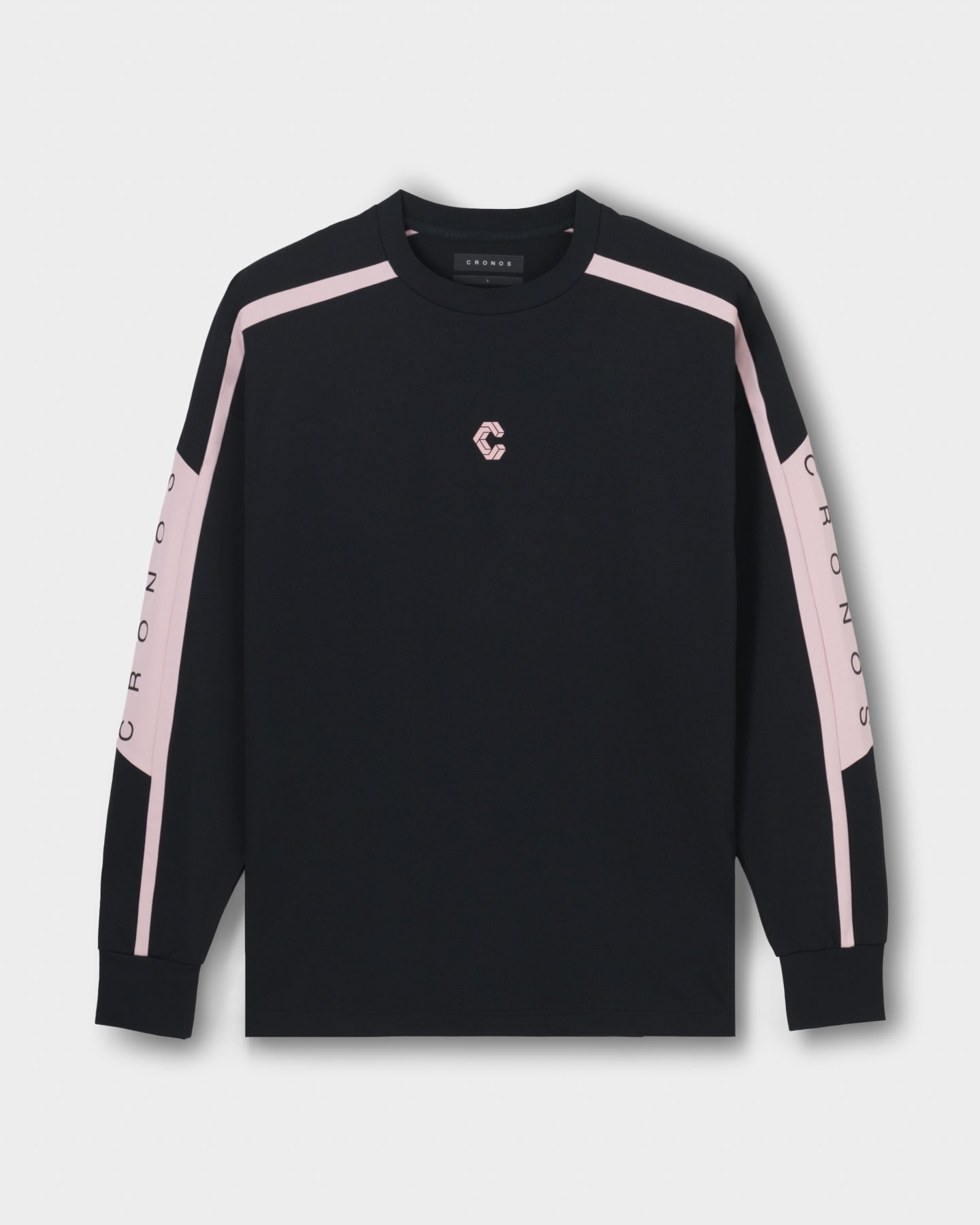 CRONOS COOL TOUCH L/S TEE【BLACK×PINK】