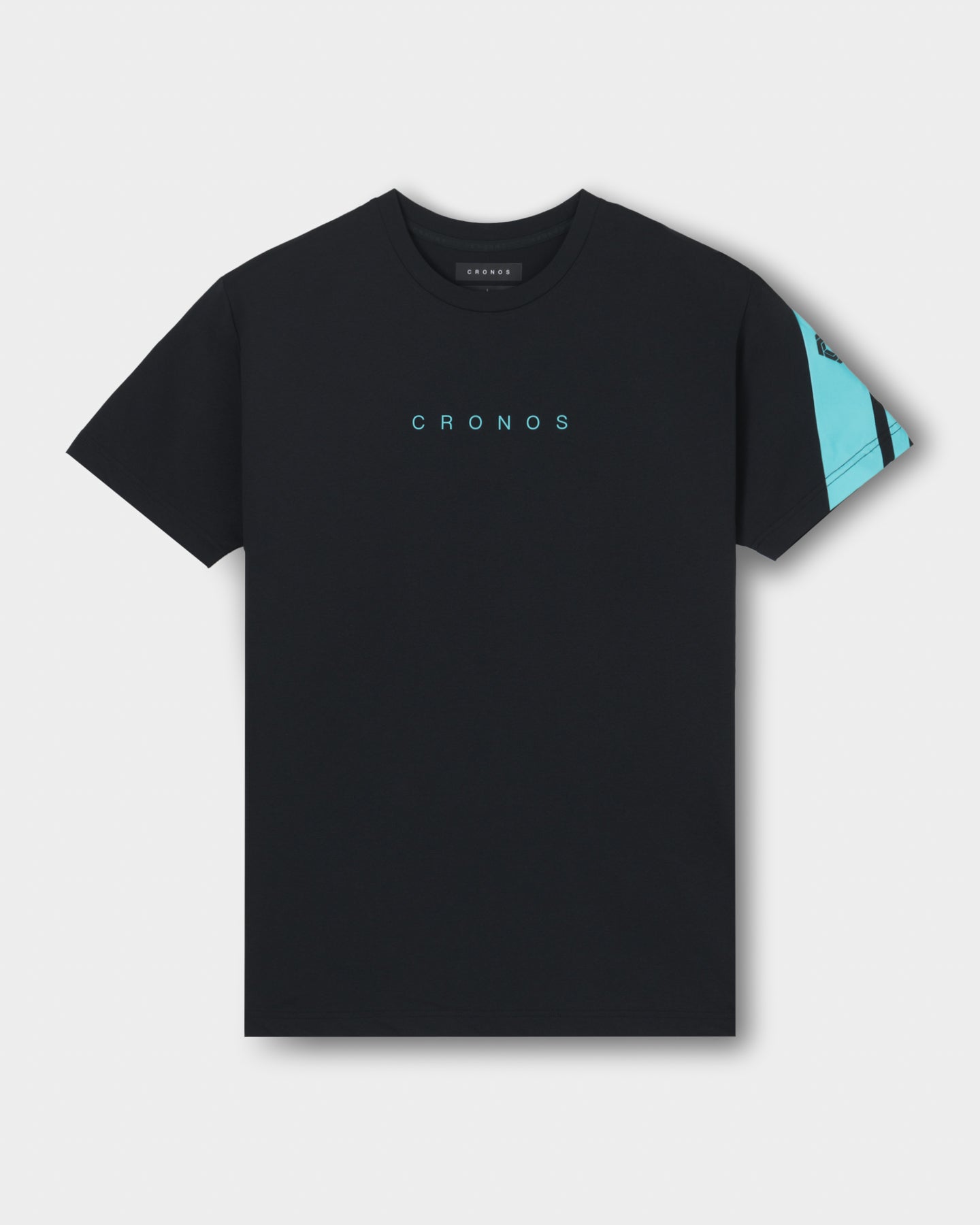 CRONOS SWITCH LINE REGULAR FIT S/S TEE【BLACK×T.BLUE】