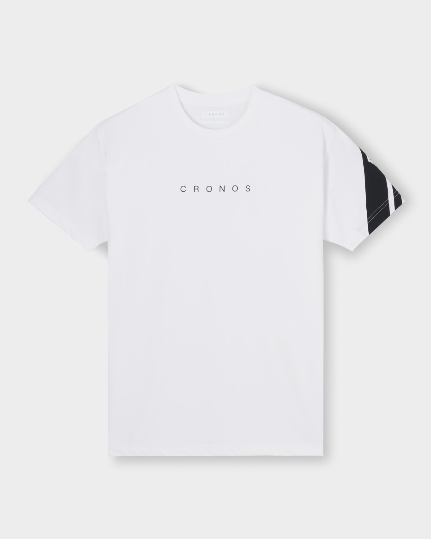 CRONOS SWITCH LINE REGULAR FIT S/S TEE【WHITE】