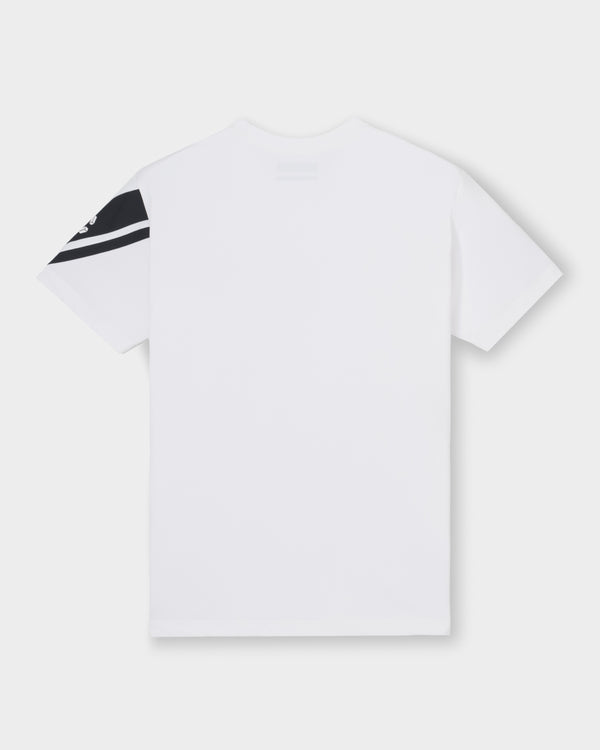 CRONOS SWITCH LINE REGULAR FIT S/S TEE【WHITE】