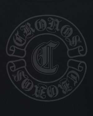 CRONOS BLACKLETTER CIRCLE S/S TEE【BLACK×T.BLUE】