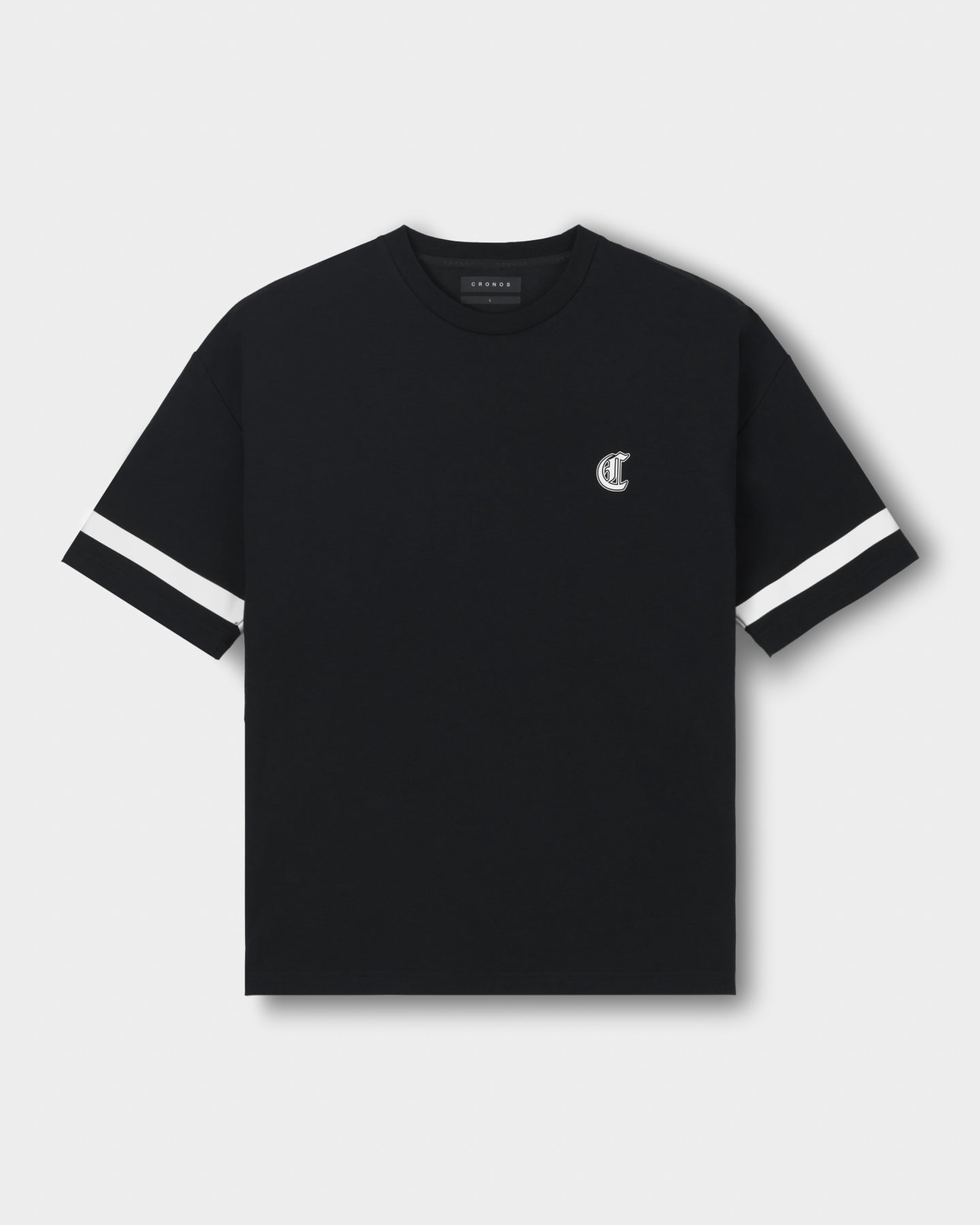 CRONOS BLACKLETTER CIRCLE S/S TEE【BLACK】