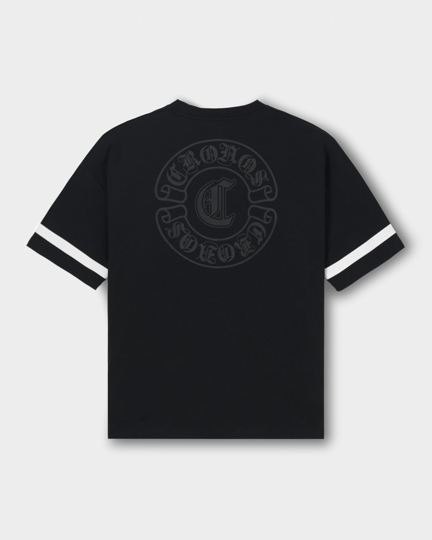 CRONOS BLACKLETTER CIRCLE S/S TEE【BLACK】