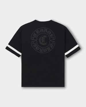 CRONOS BLACKLETTER CIRCLE S/S TEE【BLACK】