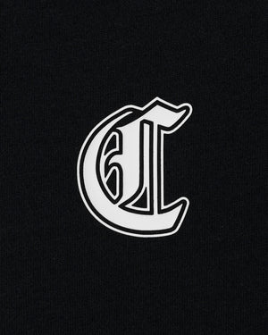 CRONOS BLACKLETTER CIRCLE S/S TEE【BLACK】