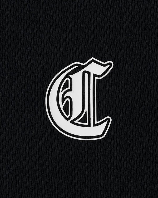 CRONOS BLACKLETTER CIRCLE S/S TEE【BLACK】