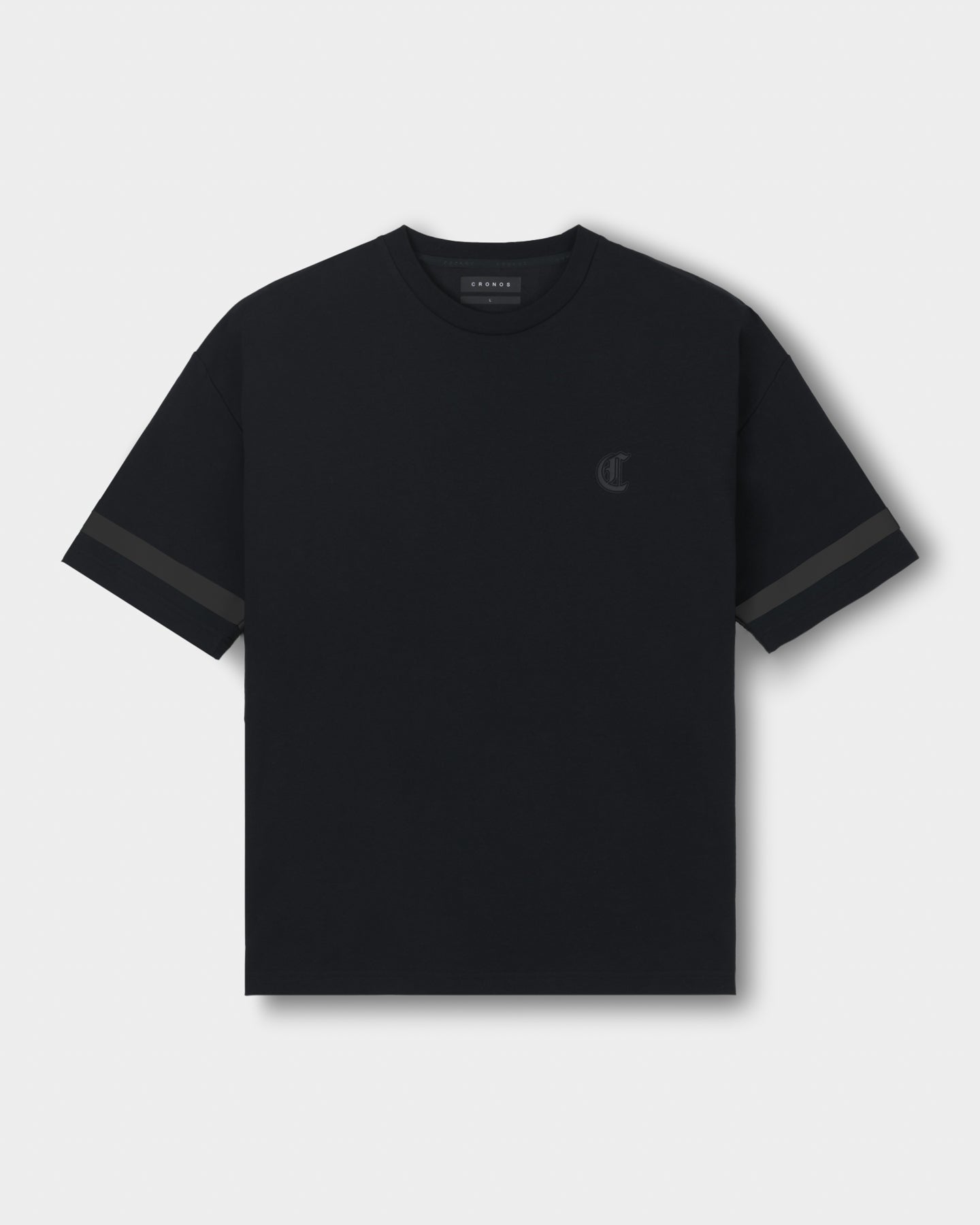 CRONOS BLACKLETTER CIRCLE S/S TEE【BLACK×GREEN】