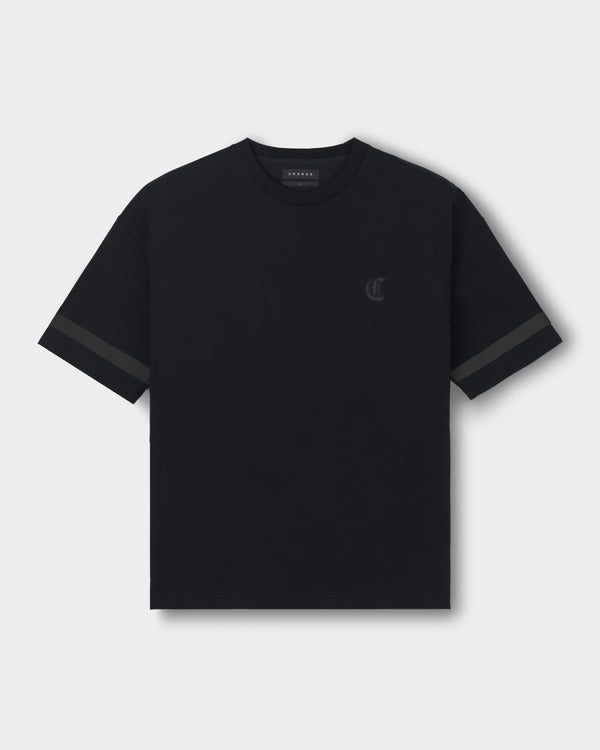 CRONOS BLACKLETTER CIRCLE S/S TEE【BLACK×GREEN】