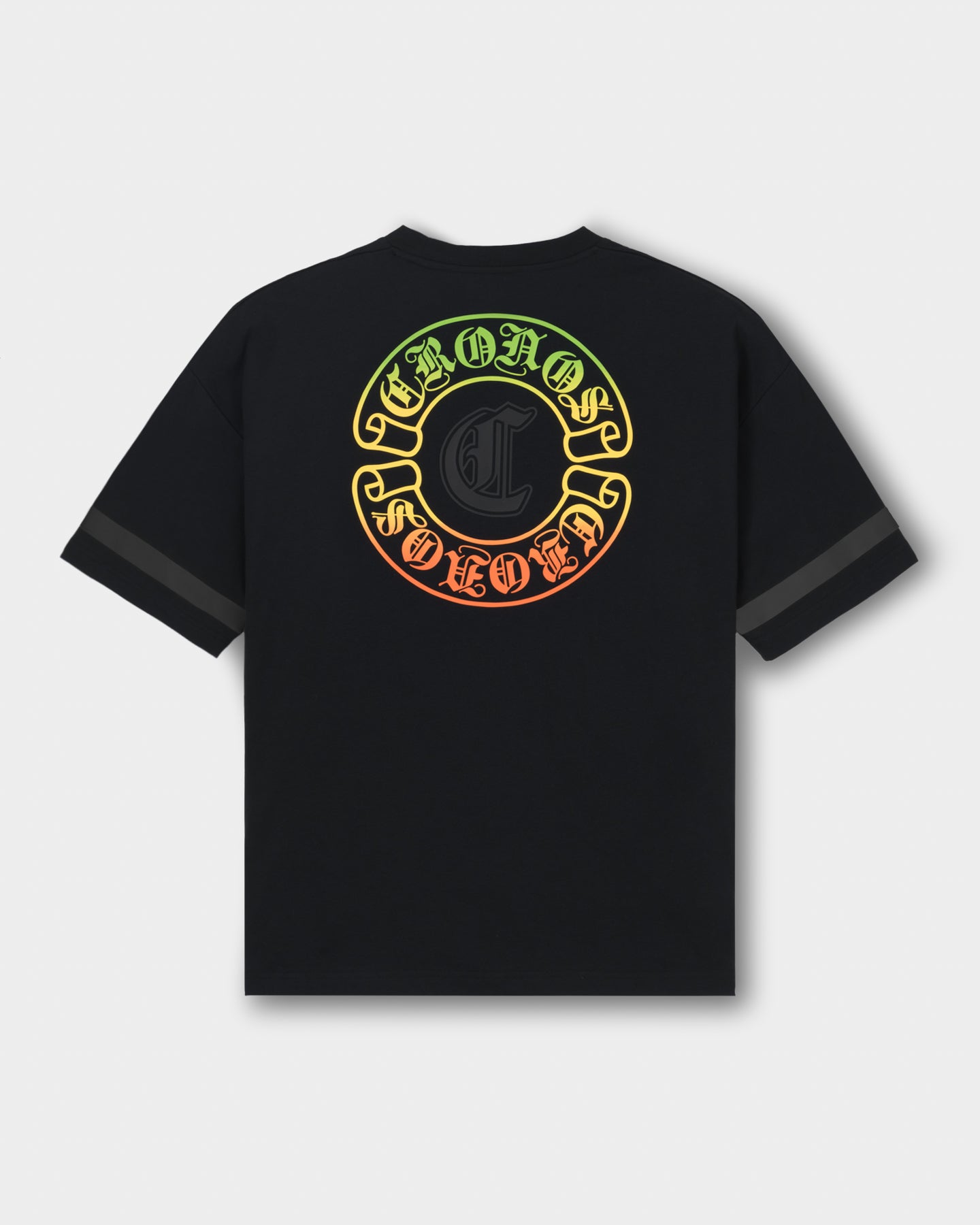CRONOS BLACKLETTER CIRCLE S/S TEE【BLACK×GREEN】