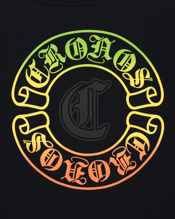 CRONOS BLACKLETTER CIRCLE S/S TEE【BLACK×GREEN】