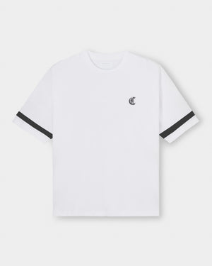 CRONOS BLACKLETTER CIRCLE S/S TEE【WHITE】