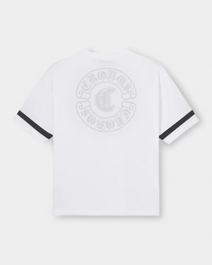 CRONOS BLACKLETTER CIRCLE S/S TEE【WHITE】