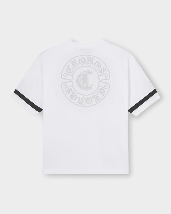 CRONOS BLACKLETTER CIRCLE S/S TEE【WHITE】