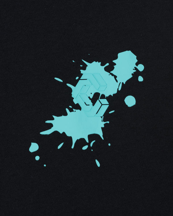CRONOS PAINT STROKE COOL SLEEVELESS【BLACK×T.BLUE】