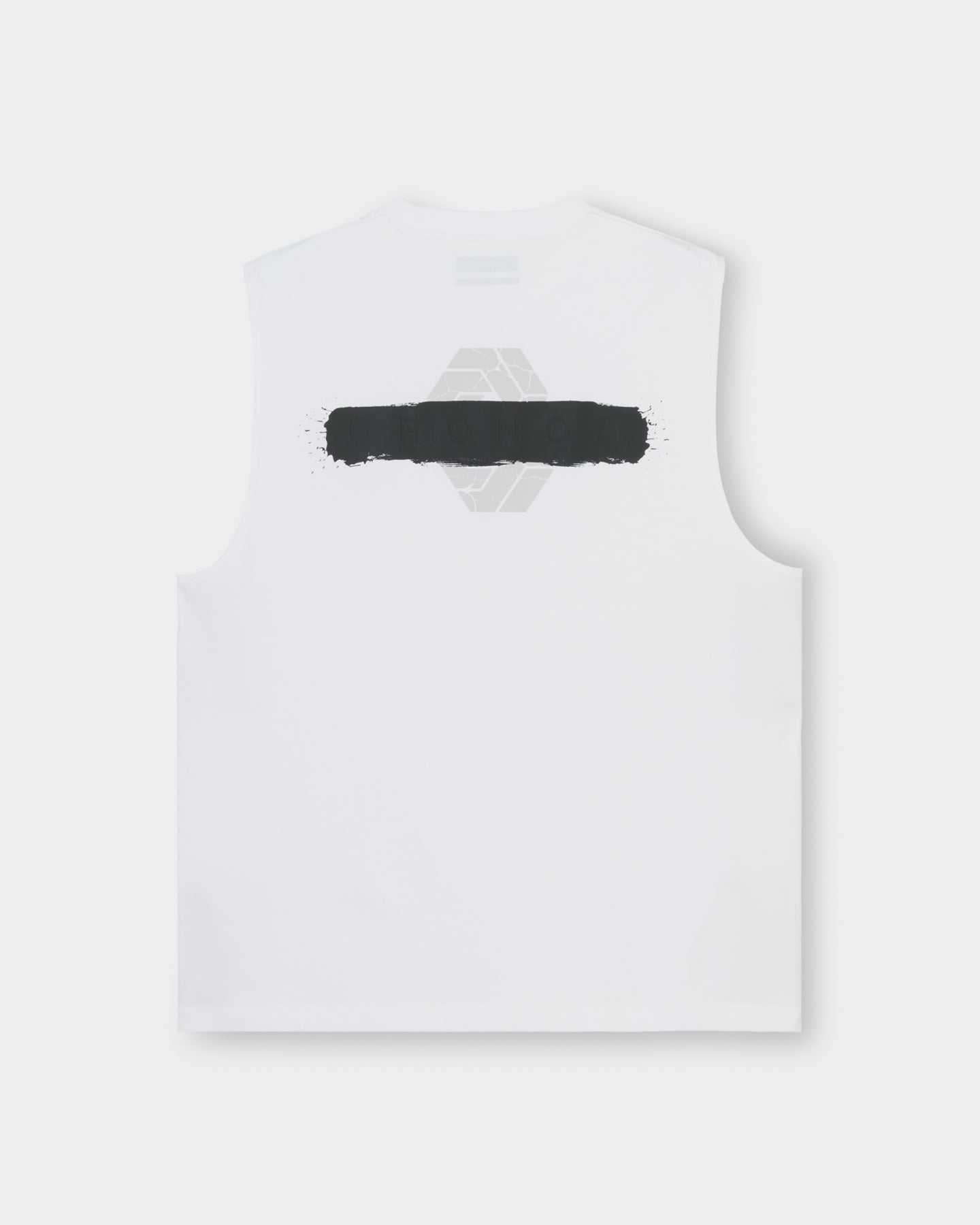 CRONOS PAINT STROKE COOL SLEEVELESS【WHITE】