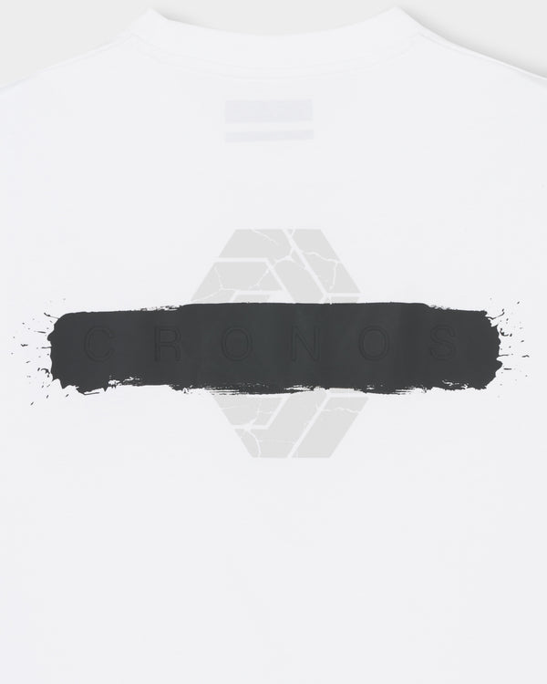 CRONOS PAINT STROKE COOL SLEEVELESS【WHITE】