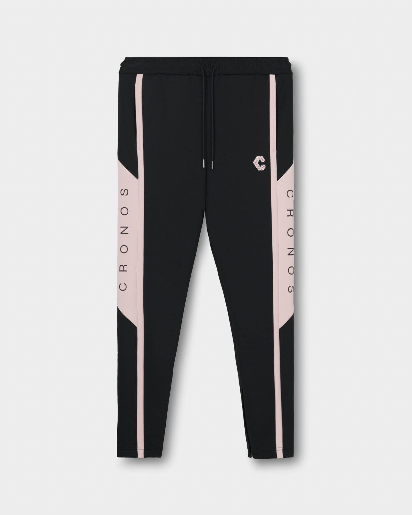 CRONOS ボトムス CRONOS COOL TOUCH SKINNY PANTS【BLACK×PINK】
