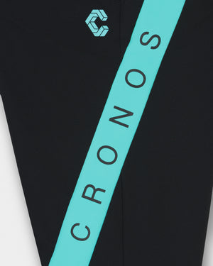 CRONOS COOL SIDE LINE JOGGER PANTS【BLACK×T.BLUE】