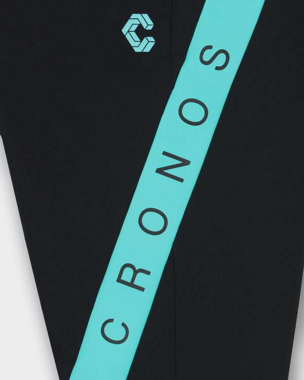 CRONOS COOL SIDE LINE JOGGER PANTS【BLACK×T.BLUE】