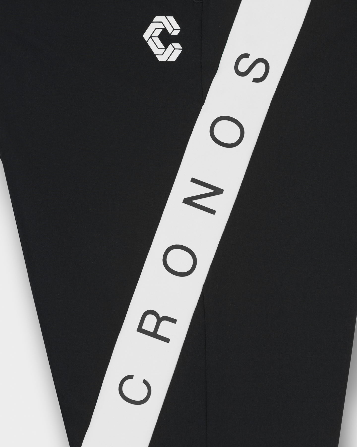 CRONOS COOL SIDE LINE JOGGER PANTS【BLACK×WHITE】