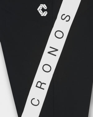CRONOS COOL SIDE LINE JOGGER PANTS【BLACK×WHITE】