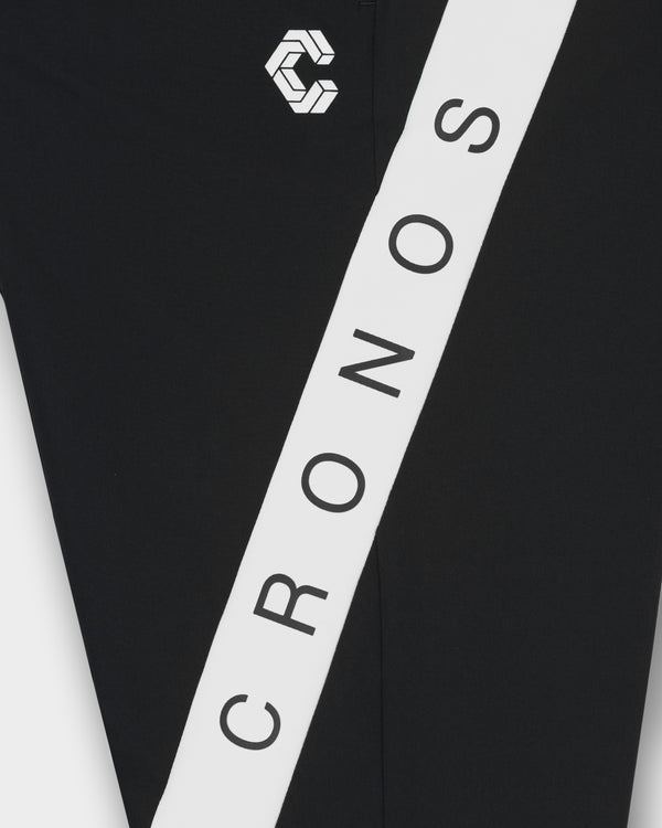 CRONOS COOL SIDE LINE JOGGER PANTS【BLACK×WHITE】