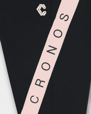 CRONOS COOL SIDE LINE JOGGER PANTS【BLACK×PINK】