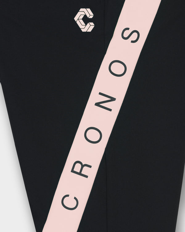 CRONOS COOL SIDE LINE JOGGER PANTS【BLACK×PINK】