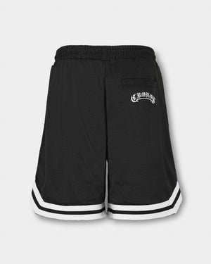 CRONOS BLACKLETTER BASKET MESH SHORTS【BLACK】