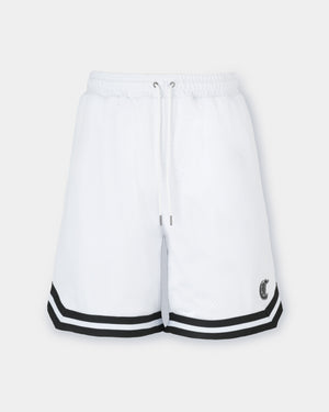 CRONOS BLACKLETTER BASKET MESH SHORTS【WHITE】