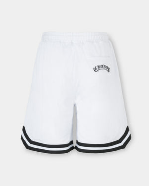 CRONOS BLACKLETTER BASKET MESH SHORTS【WHITE】
