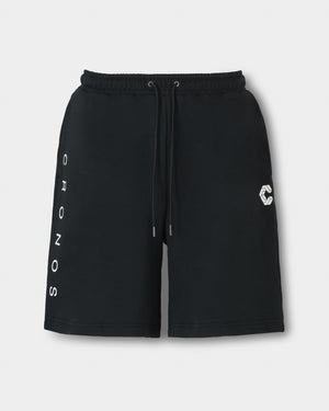 CRONOS BASIC SWEAT SHORTS【BLACK】