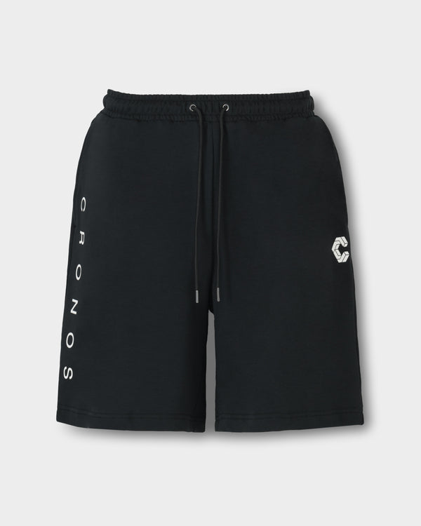 CRONOS BASIC SWEAT SHORTS【BLACK】