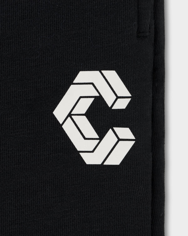 CRONOS BASIC SWEAT SHORTS【BLACK】