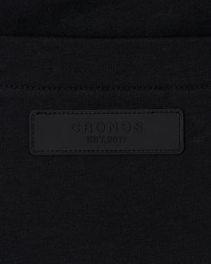 CRONOS BASIC SWEAT SHORTS【BLACK】