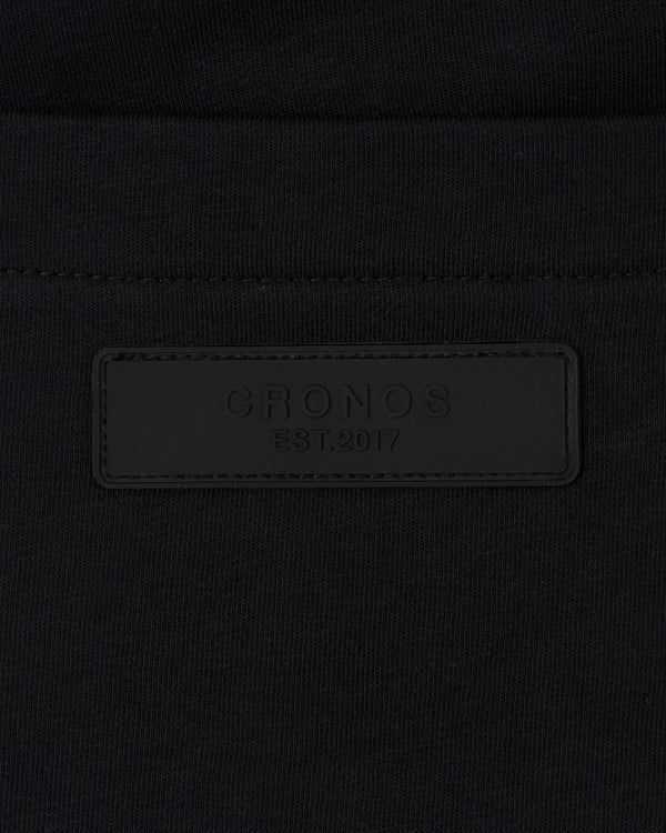 CRONOS BASIC SWEAT SHORTS【BLACK】