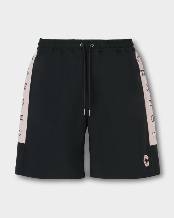 CRONOS AIRFLOW BOX LOGO SHORTS【BLACK×PINK】