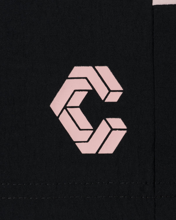 CRONOS AIRFLOW BOX LOGO SHORTS【BLACK×PINK】