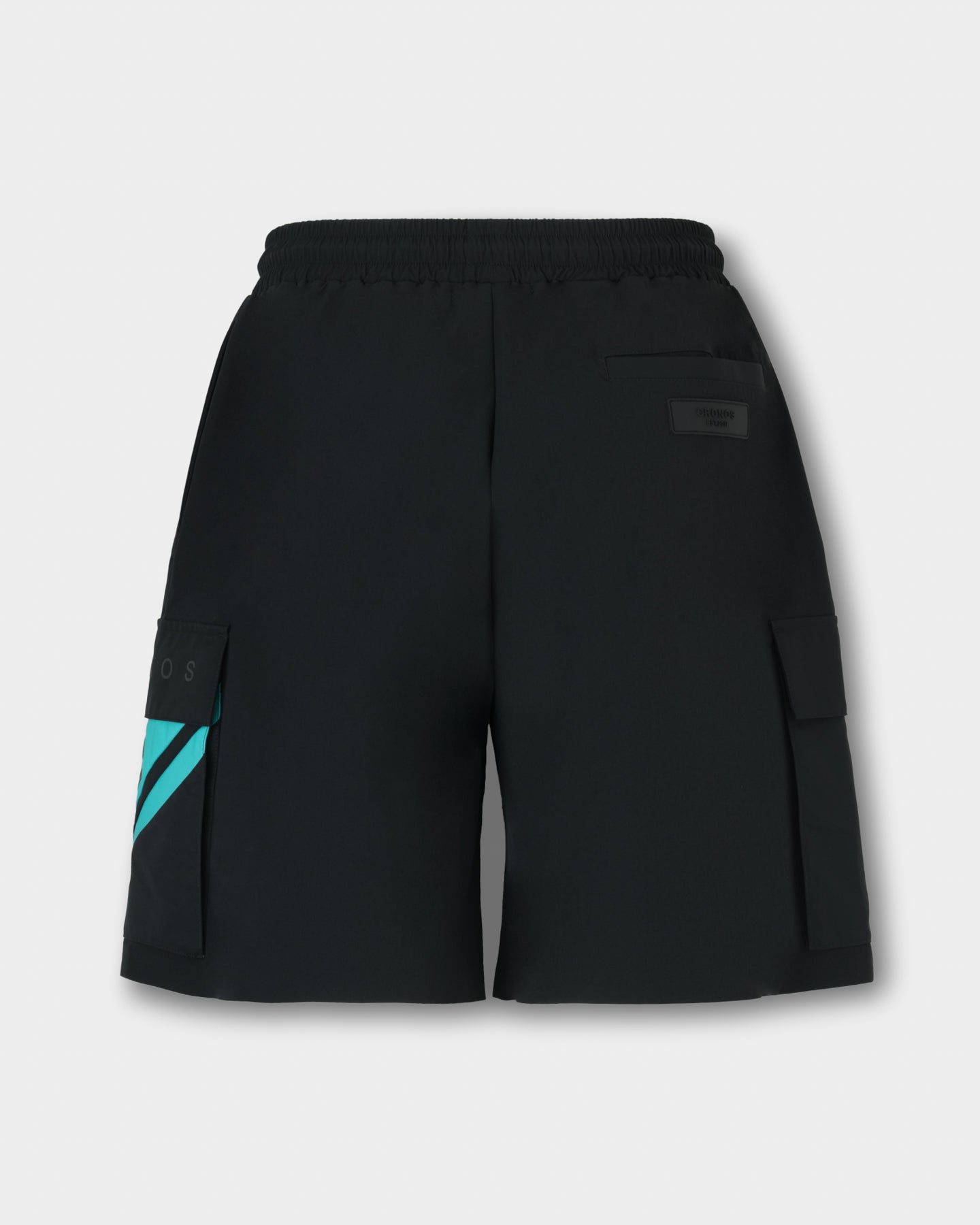 CRONOS SWITCH LINE CARGO SHORTS【BLACK×T.BLUE】