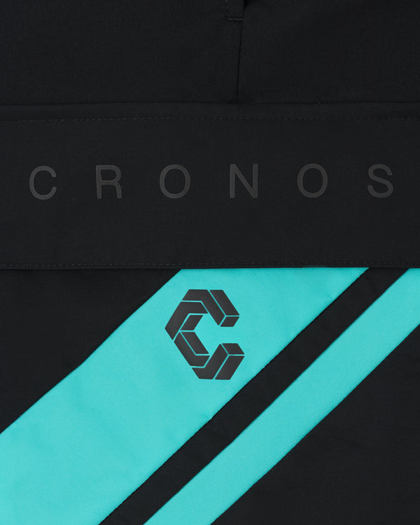 CRONOS SWITCH LINE CARGO SHORTS【BLACK×T.BLUE】