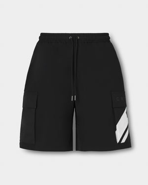 CRONOS SWITCH LINE CARGO SHORTS【BLACK】
