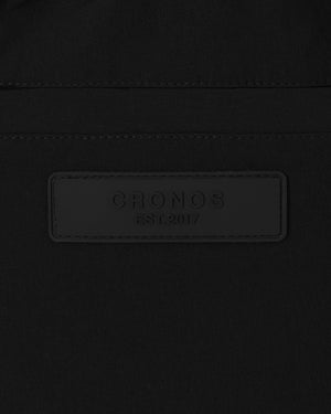 CRONOS SWITCH LINE CARGO SHORTS【BLACK×WHITE】
